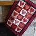 Valentine's Red and White Hearts 19 by 28"