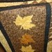 Maple Leaves Fall Swirl Quilted Tablerunner