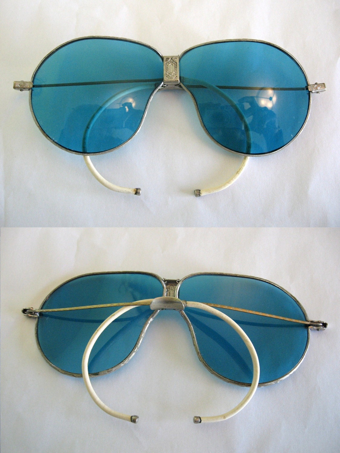 Blue Tinted Sunglasses Aviator 