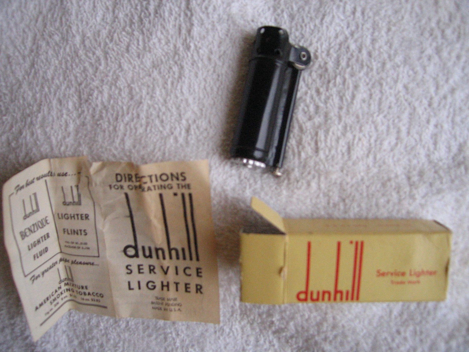Dunhill Service Lighter Black