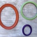 Vintage Oval Round Picture Frame set Upcycled