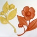 Flower Wall Hanging Plaques Vintage