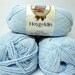 Nako baby bamboo yarn, 3 Skeins, Each skein: 100 gr,Baby blue eyes