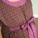 SPECIAL DELIVERY Gown w/ headband and built in sash - Ready To Ship - Raspberry Mocha