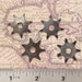 Steampunk parts Antique steel clock work gears cogs wheels vintage for goggles sculpture jewelry industrial assemblage altered art 2184