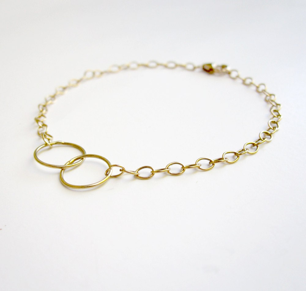 Gold Circle Bracelet