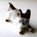 Vintage Knickknack Puppy Dog Animal, Porcelain, Miniature Figurine for Knick Knack Shelf