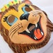 Halloween Mask, Lion with Crown, Vintage Ben Cooper Costume Mask