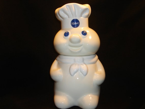 Vintage PILLSBURY Flour DOUGHBOY COOKIE Jar Mothers Day gift