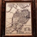 City of Boston Map Print of an 1842 Map on Parchment Paper