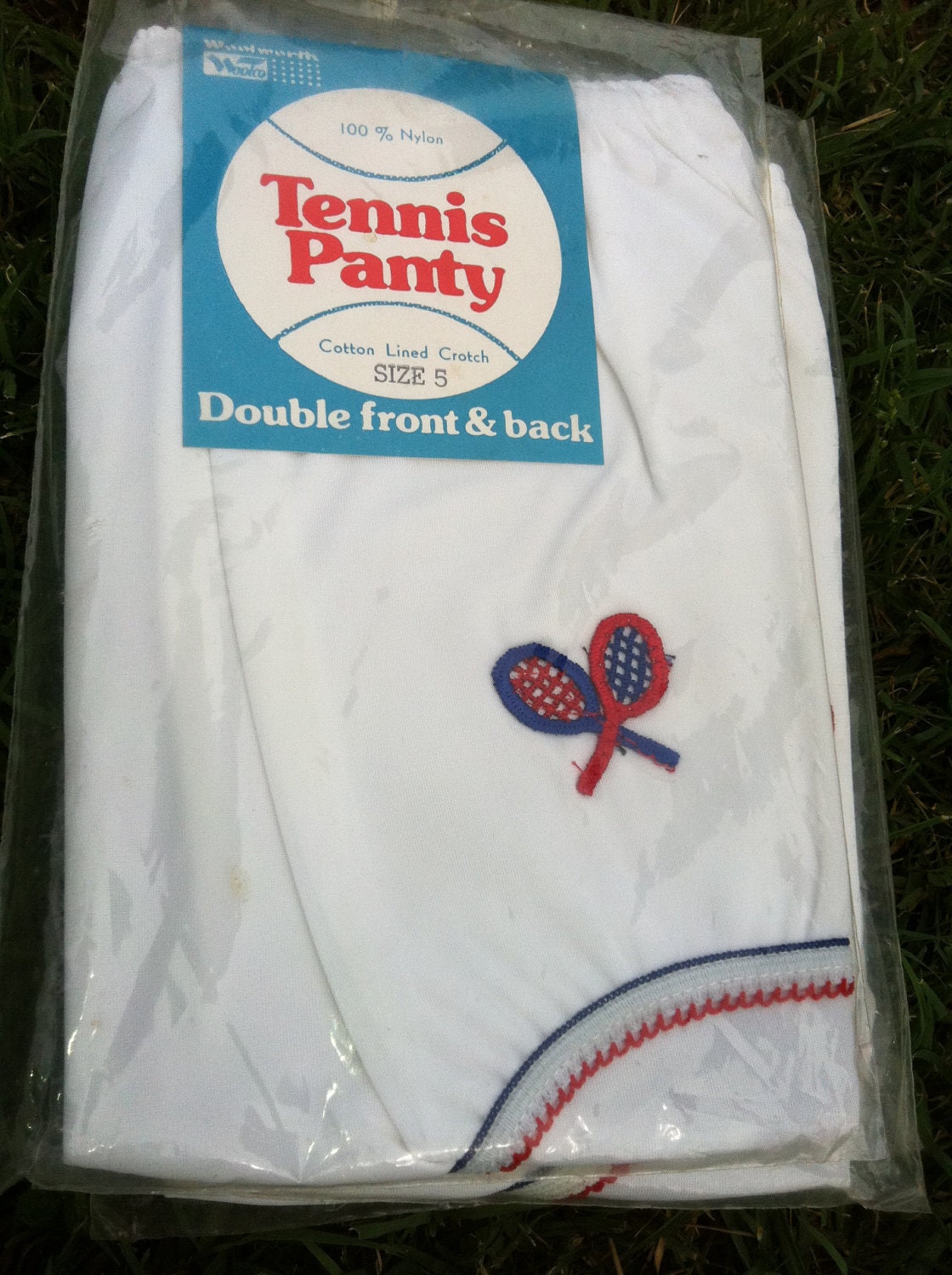 3 pr Woolworth Tennis Panty sz 5 SASSY Vintage by TheLinenLady