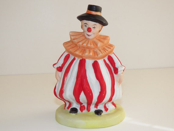 vintage porcelain clown