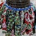 Fabric scrap tutu: African fabric fairy skirt 3T to 5T ready to ship