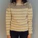 Soft thin fair isle sweater