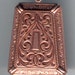 Old Rose Ox Vintage Copper Plated Art Deco Pendant, Designer Findings, B'sue Boutiques, Item07765