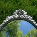 SALE - HOLLYWOOD REGENCY Silver Metallic Syroco Mirror 1970s Neo-Classical