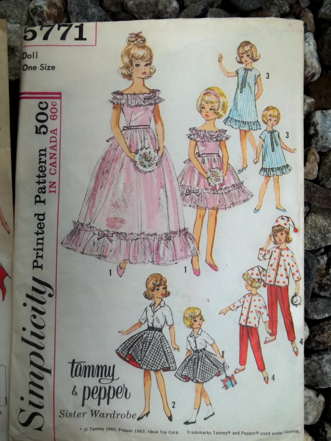Vintage Collector Barbie Doll Clothes Patterns 1960s LOT