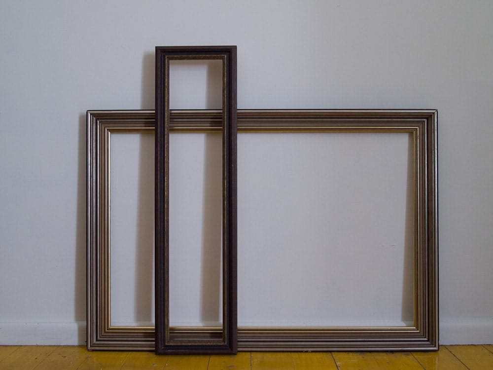 reserved for kym vintage extra large wooden picture frame