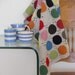 Organic Merino Wool Circle Baby Pram Blanket Custom Made.