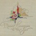 Vintage Christmas Card Merry Christmas Son