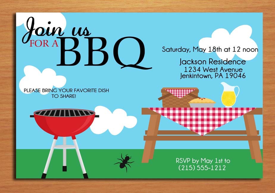 Bbq Party Invitation 7