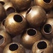 500 Antique COPPER Round SEAMLESS Bead Spacers 3.2mm, Smooth Sphere Beads - 500 Pieces, Jewelry Making Findings - Beadconet 1019