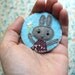 Felt Badge, Felt Pin, Kids Badge, Fox Pin,  Hedgehog Pin, Stocking Stuffer