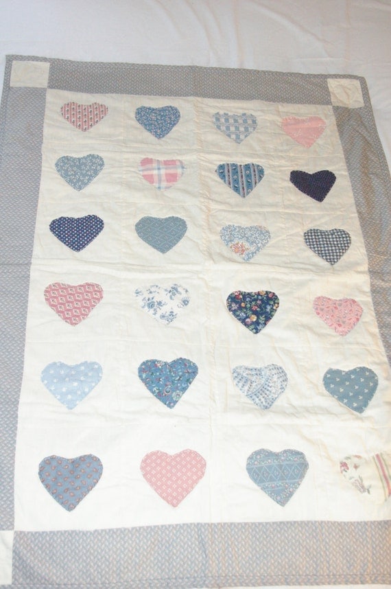 Hand sewn quilted baby Blanket by UnrelatedConcepts on Etsy