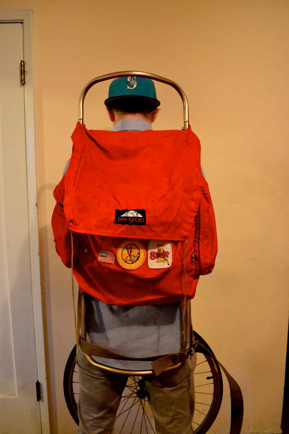 1970s Vintage Jan Sport External Frame Hiking Backpack