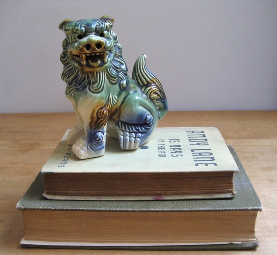 ceramic foo dogs figurines