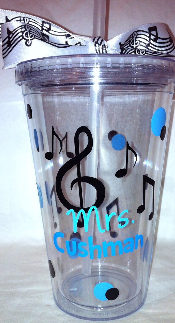 Items similar to Personalized Music Teacher Tumbler School Gift on Etsy