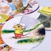 100qty Richard Scarry children story book paper circle punch die cut craft 2"