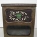 Antique General Store Biscuit Tin Counter Display Advertising Huston's Biscuits