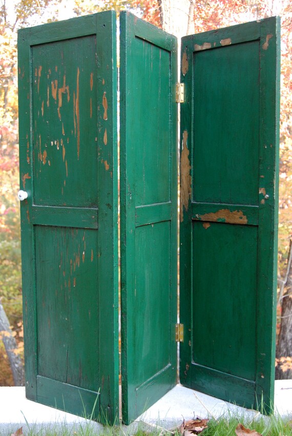 Vintage Wooden Screen / Room Divider