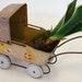 RESERVED FOR ESZTER - Vintage Tin Litho Doll Carriage, Vintage Tin Toy Doll Buggy, Shabby Tin Doll Buggy from The Eclectic Interior