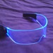 The Original Illuminated Cyber goth visor Neon Blue like cyberdog