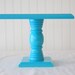 Aquamarine Cake Stand, 10 inch Cake Pedestal Stand