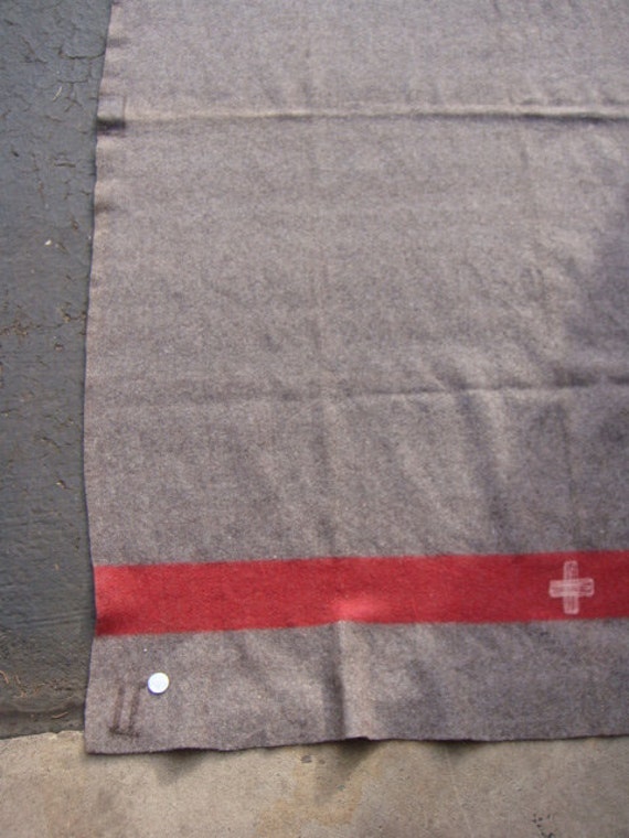 Original Vintage Swiss Army Blanket
