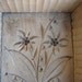 reserved for Felicia Antique Hand Carved Wood Mold with Edelweiss and Lily of the Valley