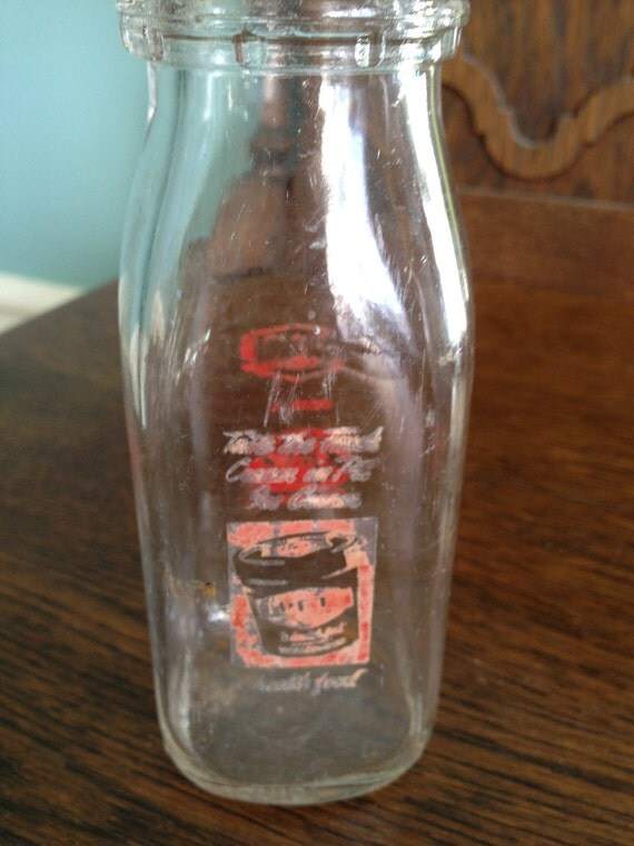 Vintage Pet Milk Bottle