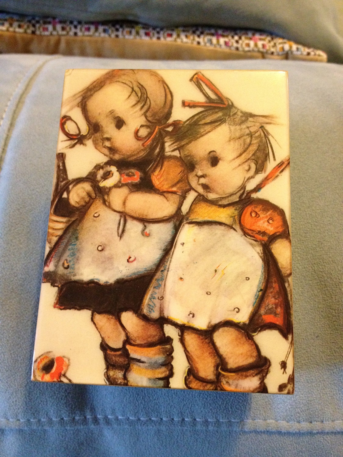 Working Original Deichert Ballerina Music Box made in West