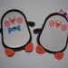 Penguin Die Cut, Penguin Scrapbooking, Winter Die Cut, Penguin Embellishments 2 pc