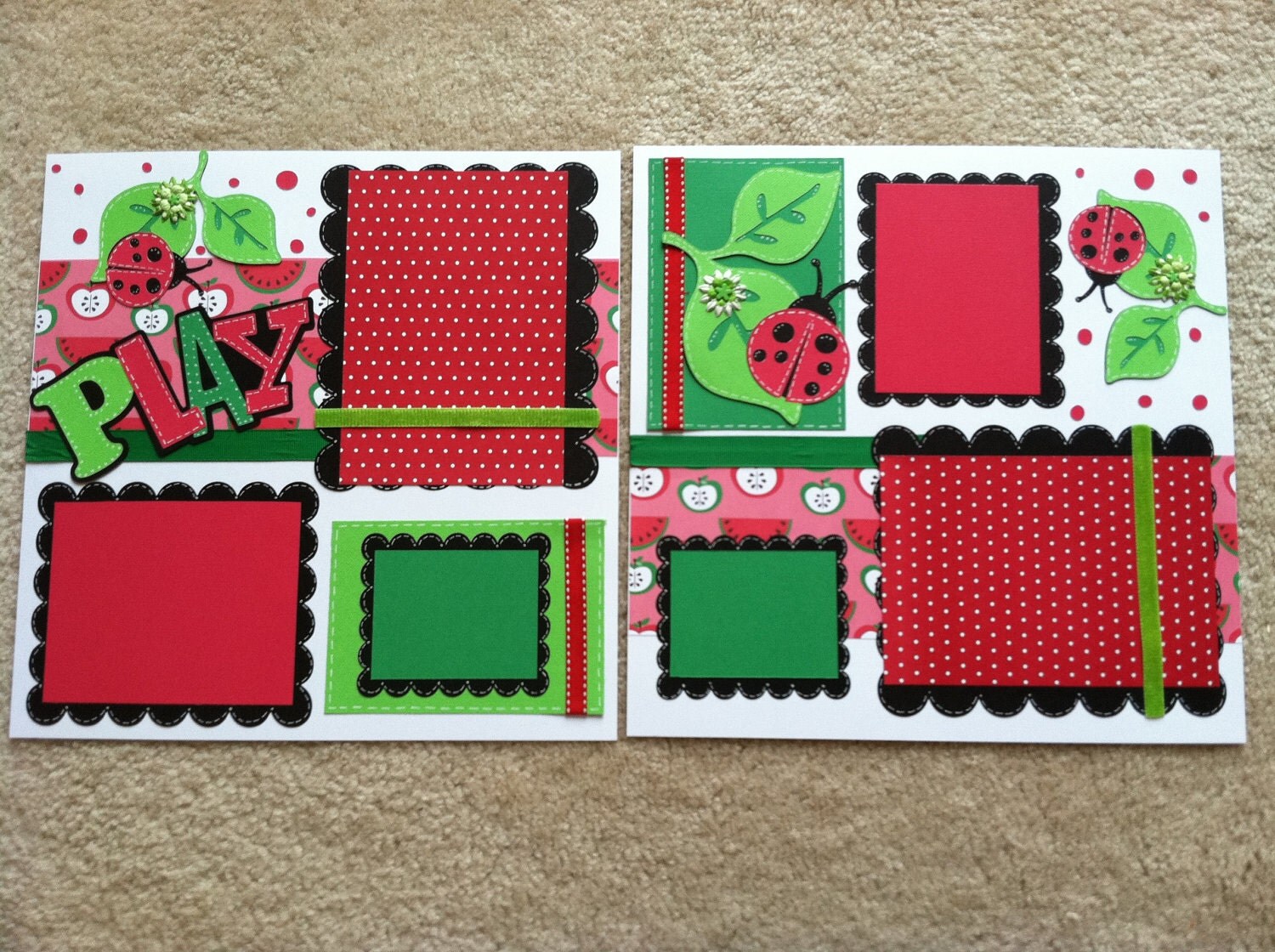 Ladybug Scrapbook Layout | ladybug scrapbooking ladybug scrapbook pages ladybug layout Ladybug Scrapbook Layout | ladybug scrapbooking ladybug scrapbook pages ladybug layout