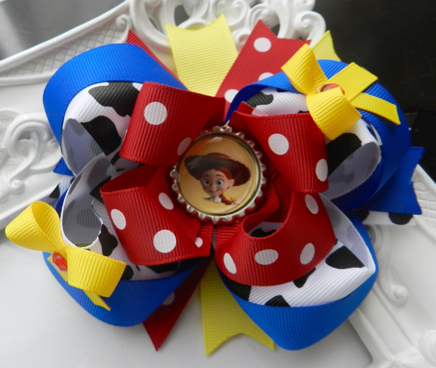 Jessie Toy Story Inspired Hair Bow
