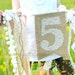 AGE or INITIAL BIRTHDAY banner (burlap & lace)