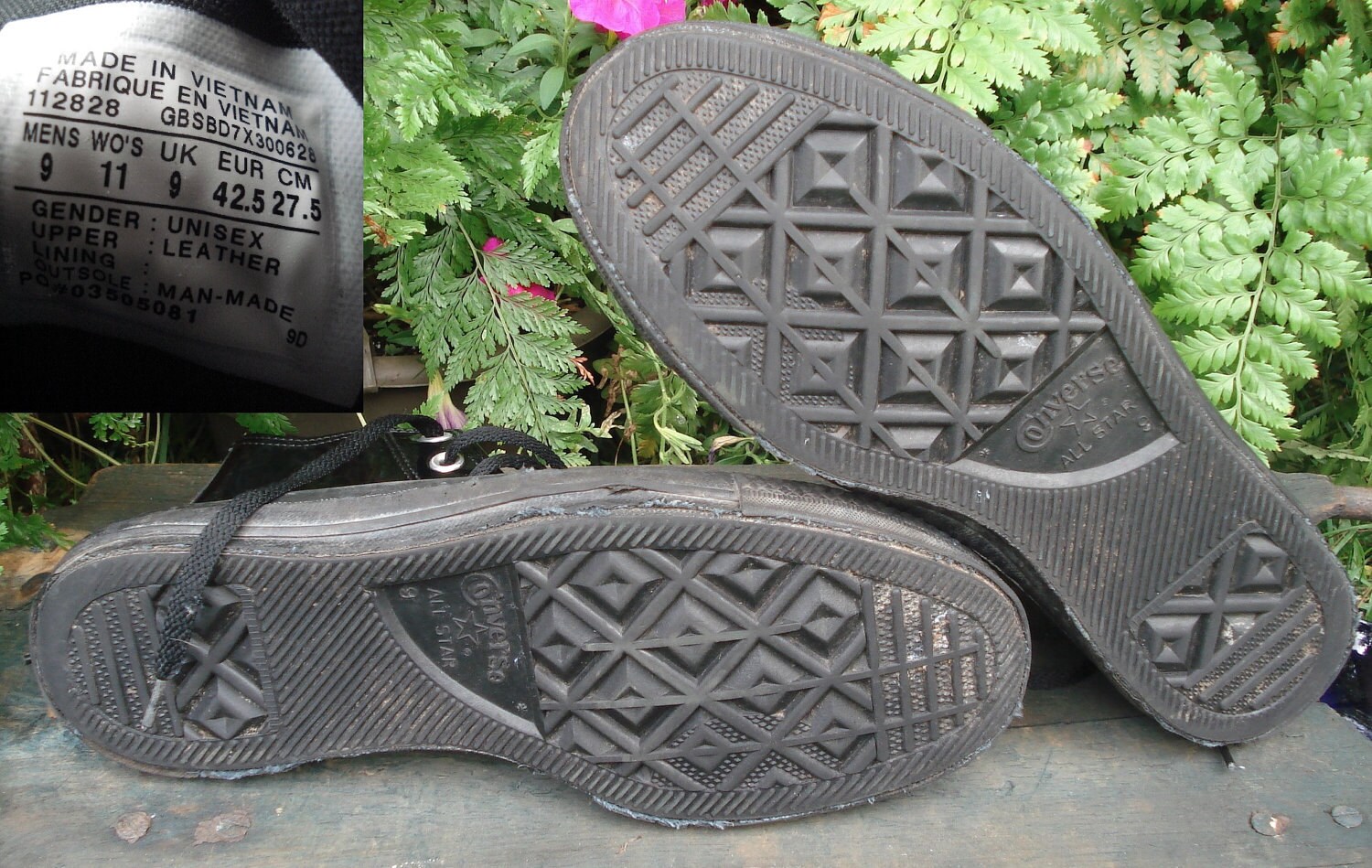 black patent converse high tops