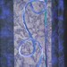 50% OFF SALE Art Quilt Wallhanging "Freefall to Infinity" all cotton