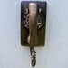 Vintage Black Wall Phone Upcycled into a Bird House - 1 - Recycled and Repurposed