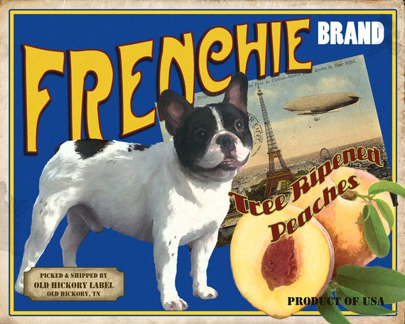 French Bulldog Small Wooden Crate