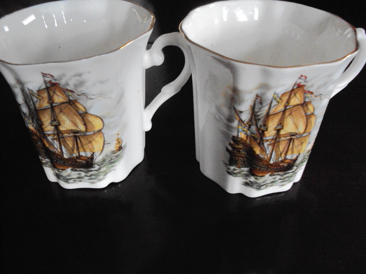 2 Vintage Royal Grafton mugs